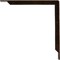 Ekena Millwork Stockport Steel Bracket, Antiqued Bronze 2"W x 18"D x 18"H BKTM02X18X18STABZ - alternate 5